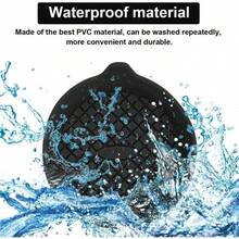 Black/Pink Car Cup Holder Mat, 3D Grid Textured Surface, Increased Friction With Cup Bottom, Firmly Holds Cup During Driving, Prevents Spilling - New Checkered Bowl-shaped Coasters - View 9