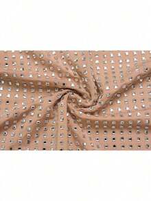 Women's 2026 Summer Luxury Rhinestone Dress U Neck Slim Fit Bodycon Slip Dress Elegant  Party Cocktail Gown - màu nâu - Xem 7