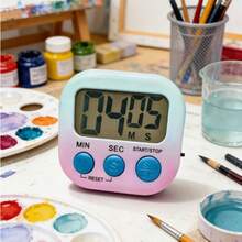 3pcs Soft Gradient Digital Kitchen Timer - Cute Desk Countdown Timer With Minute/Second Buttons | Multifunctional Timer For Cooking, Baking, Learning And Focused Conversations, 100 Scenes - Multicolor - View 12