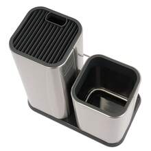 YUNRUX Knife Block, Knife Holder & Roll Bag - 銀色 - 查看 5