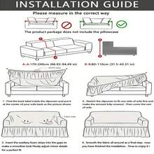 1 Piece  Sofa Cover Elastic Living Room Sofa Cover Pet Anti-Dirty Universal Sofa Protector Home Decoration Sofa Cushion Cover - 淺灰-3 - 查看 11