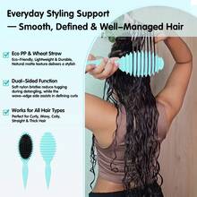 2025新款卷发造型梳,男女通用,轻松打造卷发造型,减少毛躁和断裂,干湿两用 - Candybrush - 彩色 - 查看 3