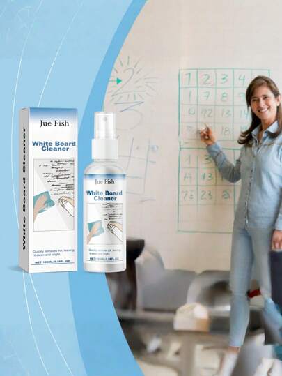 Whiteboard Cleaner, Removes Oil-Based Marker Stains From Office And Classroom Whiteboards