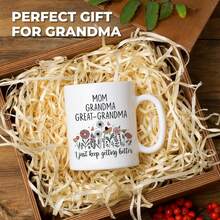 1pc Ceramic Cartoon Pattern Mug, Coffee Cup, Milk Cup, Tea Cup, Suitable For Gifting To Family And Friends, Birthday, Christmas, Christmas Eve, 11oz, Heat Resistant, Dishwasher - White - View 4