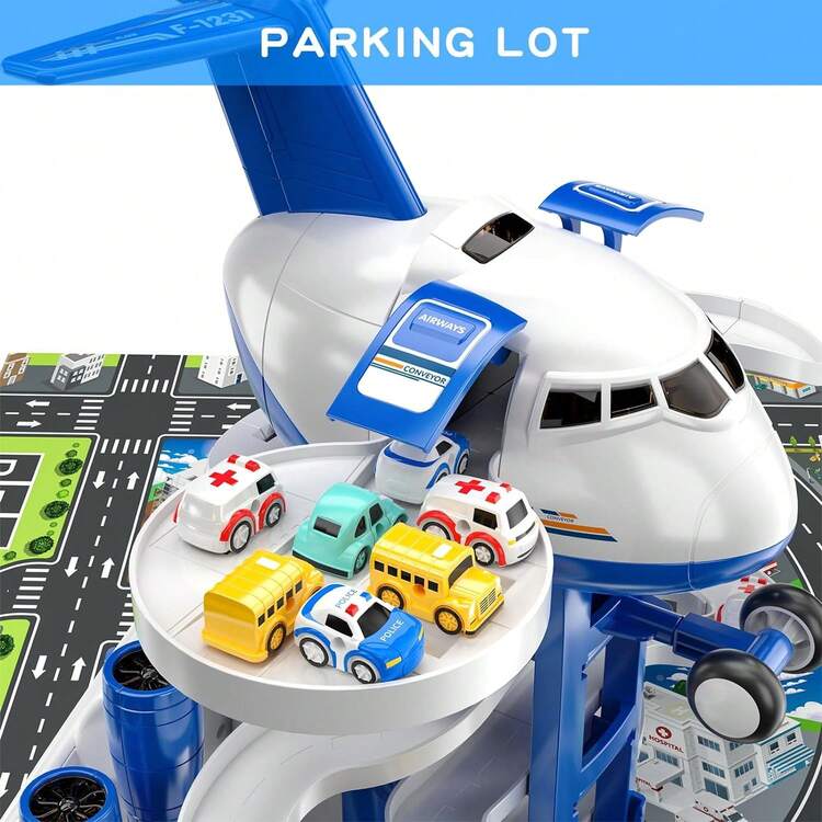 Kids Airplanes - BLUE PLANE - View 4