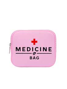 Tragbare Reise-Medikamenttasche, Muster mit "MedikamentTASCHE" und Muster, tragbare Camping-Medikamenttasche, kompakte Erste-Hilfe-Tasche, Version für Reise und Zuhause, tragbare Aufbewahrungstasche, kleine Medikamenttasche, praktische Medikamenttasche, Notfallausrüstung, in verschiedenen Farben erhältlich, für den täglichen Gebrauch/Outdoor/Reisen, unverzichtbar für gesundheitsbewusste und unterwegs Nutzer, Muss-haben Medikamentisches Zubehör, täglicher Gesundheitsorganisator, Raumdekoration - Verschiedenfarbig - Übersicht 14