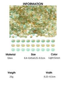 438pcs Set Imitation Cat Eye Glass Seed Beads, Round Shape, Bi-Color, Wheat/Lilac Purple/Cornflower Blue/Camel/Turquoise, Size: 4~4.5x2.5~3mm, Hole: 1.2~1.5mm - Rondelle - View 14