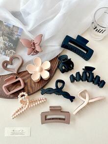 FURDANXINYI 11件套时尚优雅发夹套装，是日常通勤和打造时尚造型的理想之选，也是馈赠女性的绝佳礼物。 - 彩色 - 查看 12