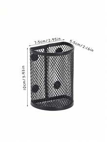 1 hộp đựng bút từ tính bằng lưới kim loại, hộp đựng đồ dùng văn phòng hình vuông tối giản, giá đựng bút bằng dây sắt, từ tính mạnh, thích hợp cho bảng trắng, văn phòng, tủ lạnh, nhà bếp, tủ đựng đồ, đồ dùng văn phòng, đồ dùng học tập. - Nhiều màu - Xem 8