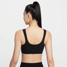 Nike Women's AS W NK DF ZENVY BRA CS SSNL Sports Bra BRA-MIF0299-010 - Black - View 2