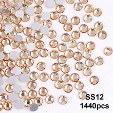 SS6 2MM-SS30 6.4MM, 7 Sizes, Non-Hot Fix, Adhesive Round Flat Bottom Glass Crystal Rhinestones, Multi-Color Crystal Gemstone Jewelry Beads DIY Glass Stone Diamond Design Accessories, Glitter Nail Art Stickers Decoration, Suitable For Phone Cases, Clothes, Bags, Shoes, Crafts - Multicolor - View 17