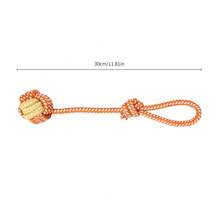 7pcs Rope Dog Chew Toys - Durable, Teething, Compact Design, Sturdy Structure, Ideal For Small & Medium Dogs, Perfect Dog Gift, Warm Companion - Orange - View 6