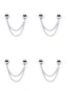 3pcs Adjustable Magnetic Pant Clips And Cuff Clips - Durable Alloy, Detachable Hem Clips Suitable For Pants And T-Shirts, Magnetic Pant Hem Clips To Shorten Pant Length Without Sewing, Strong Magnetic Clip Fastener - Multicolor - View 14