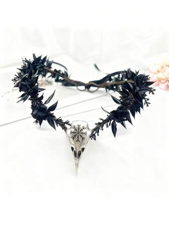 Gothic Retro Headwear - Perfectly Matched With Festive Attire And Celebration Events, It Is An Ideal Gift Accessory, Decoration And Clothing, And Also A Perfect Choice For Carnival And Halloween