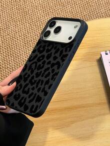Cheetah,Leopard Print 1pc Luxury Black Leopard Print TPU Material Phone Case Compatible With IPhone 17/17 Pro Max/17 Pro/Air/13/16 Pro Max/16/15/14/12 Pro Max/13 Pro Max/11 Pro/14 Pro/15 Pro/12, Fashionable Protective Soft Case, High-End Luxury, Unisex Phone Case Suitable For Friends And Couples As Gifts - Multicolor - View 3