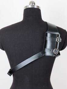 1pc Medieval Knight Sword Scabbard, PU Leather Sheath, Costume Prop For Assassin Outfit, Halloween, Fairs, LARP - A - View 11