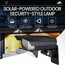 New Outdoor Solar Lights With Sensor, Waterproof Solar Powered Lights, Illuminate Pathways For Garden, Yard, Driveway, Garage, Commercial Area
