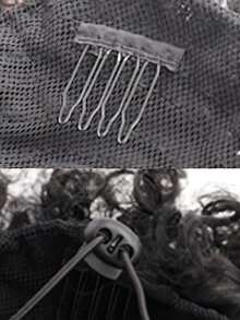 2pcs/Set Kids Fluffy Curly Hair Ties - Soft Synthetic Elastic Hair Bands Suitable For Various Bun & Ponytail Hairstyles