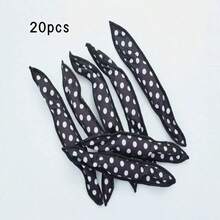 20/15/10/5pcs Set Sponge Hair Rollers, Soft Curling Rods, Polka Dot Pattern, No Heat Required, Elastic & Flexible, Create Natural Curls, Waves & Volume, Suitable For Day & Night Use - Multicolor - View 14