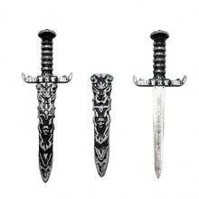 1 thanh kiếm nhựa, dao giả, phụ kiện trang phục cướp biển, thích hợp cho các trò chơi nhập vai, kịch trường học và đạo cụ quay video. Sản phẩm mới lạ này chắc chắn sẽ mang đến cho bạn một bất ngờ thú vị, và bạn có thể sử dụng chúng cho Halloween, các bữa tiệc nhập vai, dạ hội hóa trang, lễ hội, chụp ảnh, biểu diễn và các bữa tiệc ngày lễ khác. - Nhiều màu - Xem 10