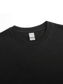 Men's Double-Sided Printed T-Shirt Colorful Anti Social Club Pattern, Comfortable, Stylish For - 黑色 - 查看 7