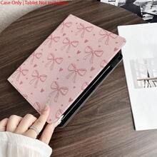 1 件装蝴蝶爱心图案平板电脑保护套 - 适合喜欢甜美风格和优雅设计的用户，翻盖式平板电脑保护套 - 多角度支架保护套，带笔槽，适用于 iPad Pro (M5)/iPad Air (M3)/iPad 11 英寸 (A16)/iPad 10.9/10.2/Air 第五代/Pro 11/10/9.7/Air 2/iPad (第七代) - 彩色 - 查看 8