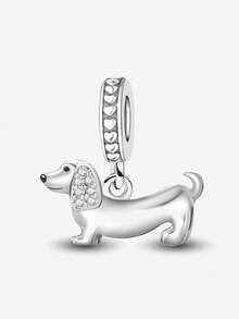 1件时尚可爱宠物狗串珠饰品，适合女性手链、手镯DIY饰品制作和日常穿搭装饰，是女孩的理想之选。 - 小狗 - 查看 2