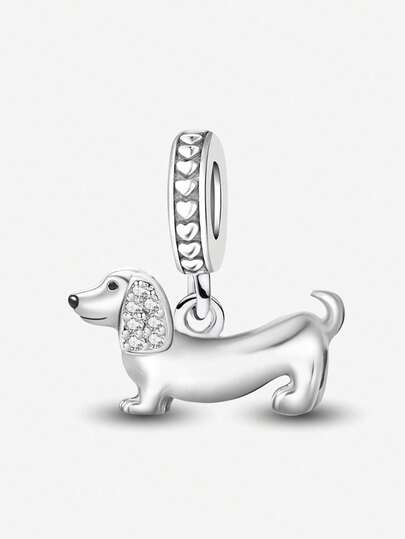 1pc Fashionable & Cute Pet Dog Beaded Accessory, Suitable For Women Bracelet, Bangle DIY Jewelry Making And Daily Outfit Decoration, Ideal For Girls