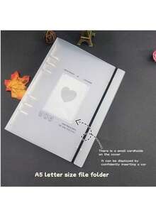 A5 Matte Loose-Leaf File Folder, 3-Inch Photo Album, Idol Fan Collection Mini Card Photo Album - Multicolor - View 12