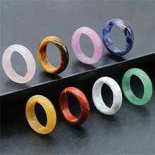 5/10/20/30 件套优雅天然水晶戒指托 - 珠宝配件，透明水晶球支架 - 彩色 - 查看 4