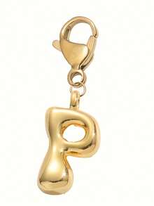 1Pc Lucky Keychain, Letters A-Z Pendant, Shiny Alloy Bag And Backpack Pendant, Perfect Gift For Birthdays And Special Occasions Keychain Ring Bag Backpack Pendant Car Pendant Gift For Women And Men, Wallet And Handbag Additions, Bag Pendant, Wallet Pendant, Lady Keychain Valentine's Day Gifts For Women: Car Keychains - Multicolor - View 23