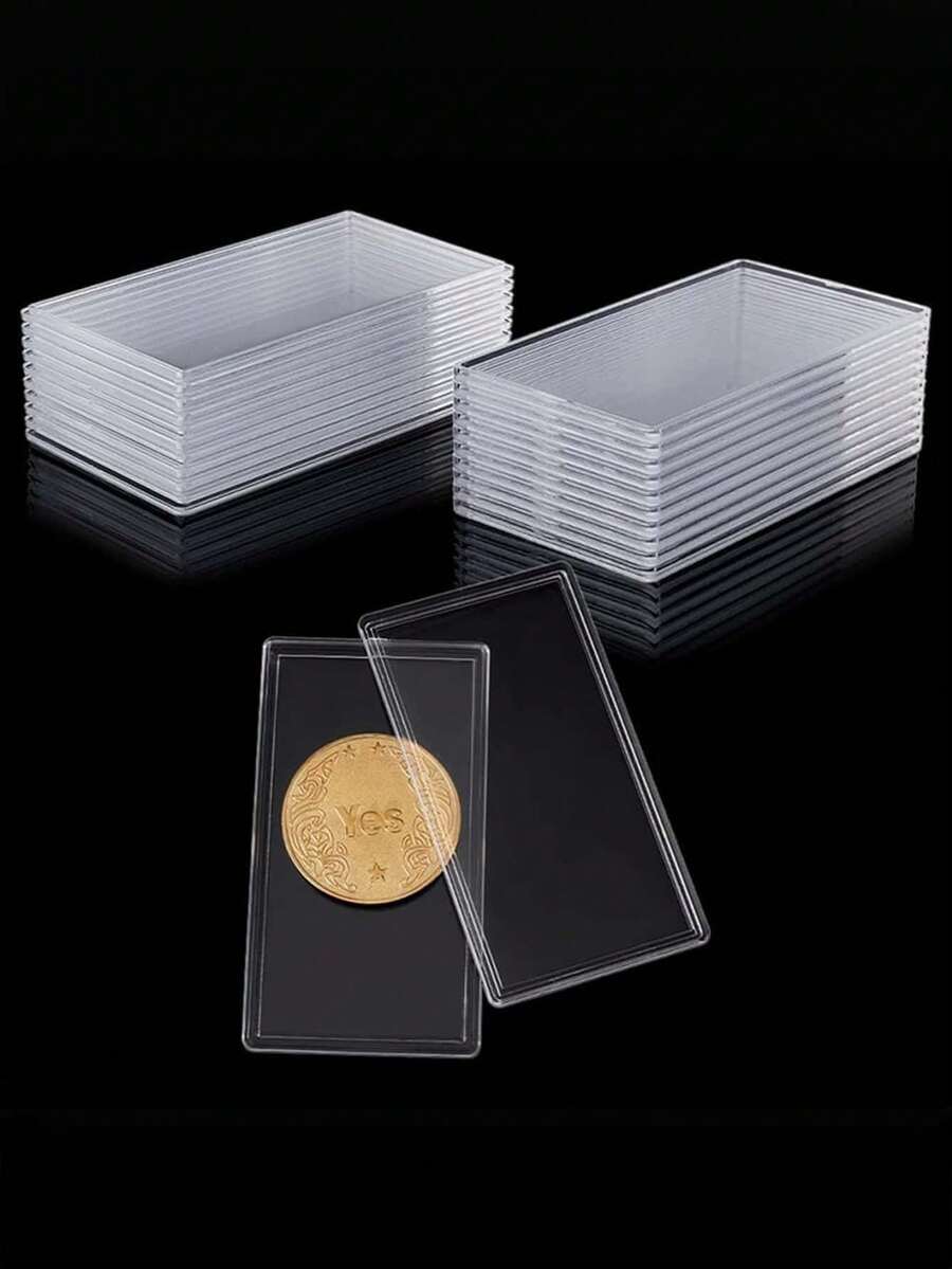 1个钞票保护盒，纸币收纳盒，钞票收纳盒，纪念币，钞票收纳整理，硬币和纸币保护盒