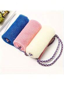 1pc African Nylon Exfoliating Bath Towel - Soft And Scrub, Nylon Bath Towel For Exfoliating & Bubble Foaming, Back To School Bathroom Accessories - Nhiều màu - Xem 9