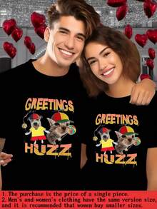 Gato con gorra colorida sosteniendo piruleta que muestra diversión juvenil y ternura en pareja perfecta para expresar alegría combinada con letras artísticas saludando en tono amistoso camiseta de mujer 100% algodón 220g - Negro - Ver 8