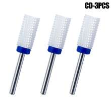 3pcs Ceramic Nail Polish Remover Drill Bits, Replacement Grinding Heads For Manicure & Pedicure - Multicolor - View 32