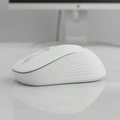 Lenovo N560 Wireless Mouse, Ergonomic Design, 2.4G Three-Mode Mouse With BT 3.0/5.2, 800/1200/1600 DPI Optical Tracking, Compatible With PC/Laptop/Tablet/Smartphone, Gaming And Office Computer Mouse