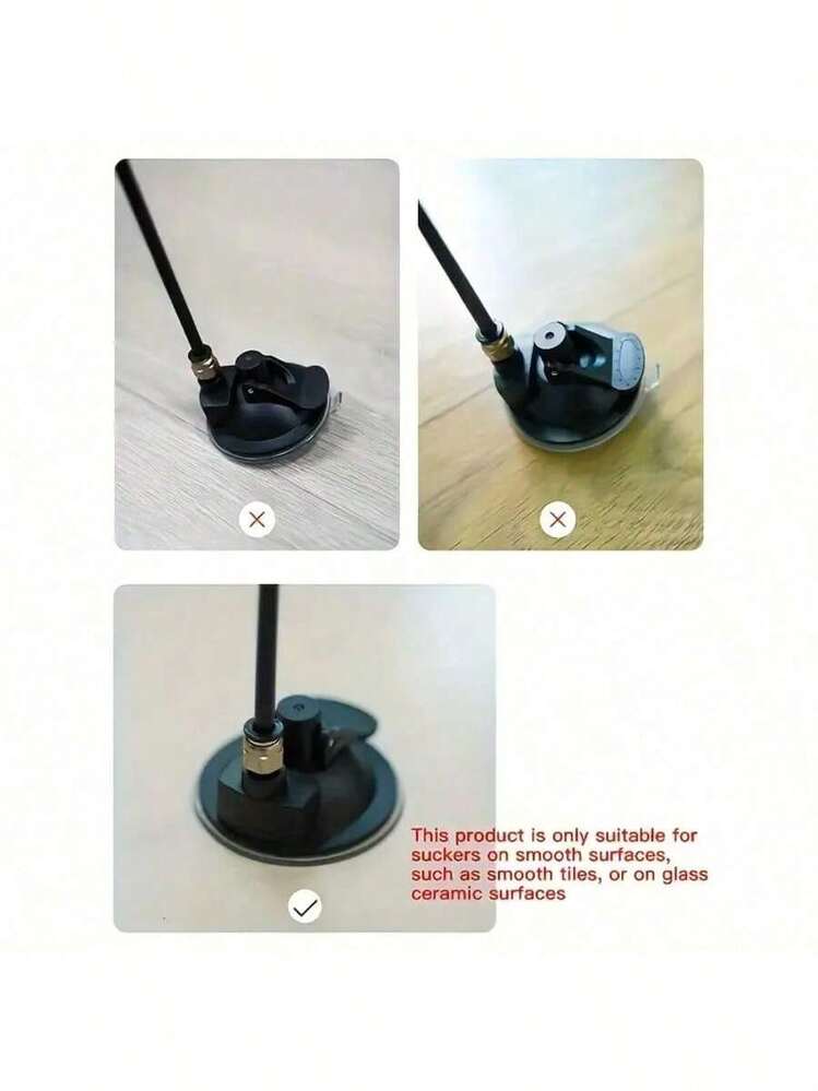 1pc (Random Color) Realistic Feather Cat Teaser Wand With Detachable Strong Suction Cup, Powerful Suction, Pet Feather Bell Replacement, Firmly Attached To Floor, Interactive Cat Toy, Suitable For Indoor Play And Exercise, No Battery Required - Blue - View 4