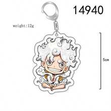 ONE PIECE 1 cái/4 cái Móc khóa acrylic hai mặt cao cấp hình , Roronoa, Zoro, Trafalgar, Law, mặt dây chuyền dễ thương, trong suốt, chống thấm nước, phụ kiện treo túi xách cho ba lô, chìa khóa, trang trí xe hơi, quà tặng cho người hâm mộ, đồ sưu tầm, phong cách Y2K, quà tặng ngày lễ - Nhiều màu - Xem 4