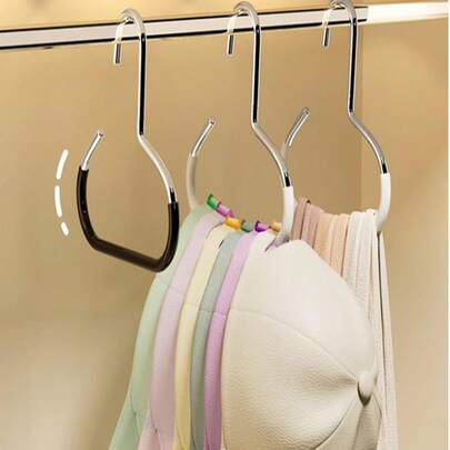 5 Parçalı Şapka Askısı (1/3 Parça), Paslanmaz Çelik Gardırop Askıları İçin Yaratıcı Yuvarlak Halkalı Kancalı Kaymaz Saklama Rafı, Şapka, Askı, Kravat, Şal ve İç Çamaşırı İçin Çok Yönlü Düzenleyici – Kompakt, Dayanıklı, Yerden Tasarruf Sağlayan, Ev Dolapları İçin Şık Aksesuar Sergileme Rafı, Güneş Şapkaları, Bereler, Fedora Şapkalar, Kep ve Günlük Giyim Eşyaları İçin Mükemmel