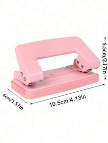 1pc Manual Hole Punch - Portable Hole Puncher With Punching Die, Suitable For Binding Loose-Leaf Files, Organizing Binders - No Battery Required, Applicable For Office, Student, DIY, Office - For Paper, Cardboard (Manual Hole Punch) - No Power Supply Needed - Multicolor - View 5