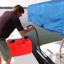 Marine Shower Pump And Oil Tank - Red - View 2