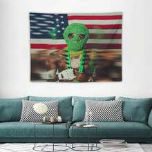 Rapper YoungBoy Personal Art USA Polyester Flag For Outdoor Or Indoor - Never Broke Again American Single Sided Flag For College Dorm Room Bedroom Men Cave - Wall Rap Music Decorations For Boys Or Girls - 白色 - 查看 2