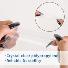 sealsuer 100个可重复密封透明塑料拉链袋,双层,厚度0.563毫米/2.216密耳,适用于旅行、运输和户外收纳,圣诞节和情人节礼物,透明塑料袋,冷冻袋,珠宝塑料包装袋,衣服/T恤/裤子透明包装袋,户外露营多用途工具包,周年纪念透明自粘袋 - 無色 - 查看 5