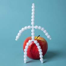 Muñeca de algodón con accesorios hechos a mano tipo esqueleto, muñeca desnuda sin atribución, muñeca de peluche de celebridad - Multicolor - Ver 1