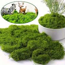 1pc Artificial Moss DIY Indoor/Outdoor Decor Simulated Moss Lawn Faux Moss Micro Landscape Layout Natural Green Moss With Realistic Texture Suitable For Glass Containers, Pots Green Moss Crafts Perfect For Garden, Balcony, Lawn Home Decor - Multicolor - View 3
