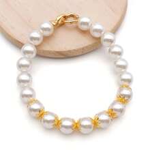 100pcs/Pack 8-10mm Plated Lotus Cup Spacer Caps, DIY Jewelry Findings For Bracelets, Necklaces And Beading. - Lotus - View 5