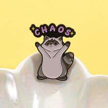 1 Piece Cute Cartoon Raccoon Pin, Suitable For Backpack Clothing Hat, Gift For Friends - Nhiều màu - Xem 5