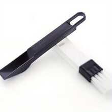 1个窗户清洁刷，屏幕清洁工具，键盘缝隙小刷，带簸箕的玻璃缝隙刷 - 彩色 - 查看 7