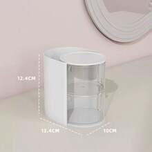 1pc Rotating Makeup Organizer Rack - Can Store Makeup Brushes, Combs, Hair Clips, Hair Ties, Hair Claws And Jewelry - Multicolor - View 12