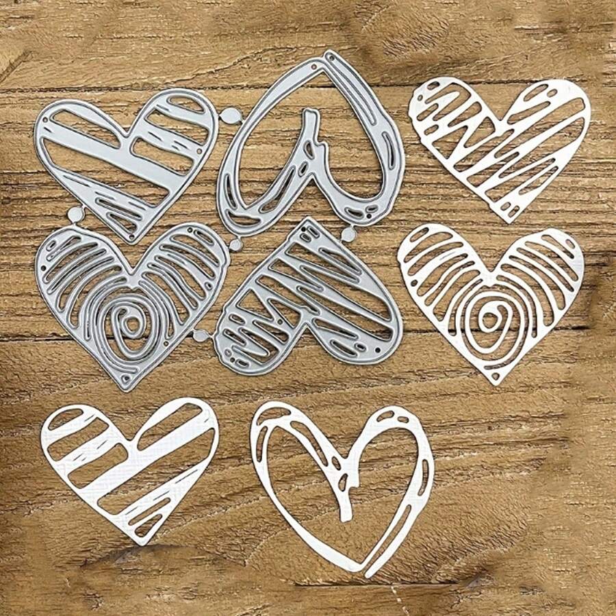 Heart Shaped Frame Metal Cutting Dies, For Greeting Cards Making, DIY Scrapbooking, Cards, Home Decor And Holiday Greetings, Wedding Invitations, Photo Albums Handmade Decoration